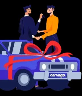 Buyer inspecting a vehicle before accepting delivery